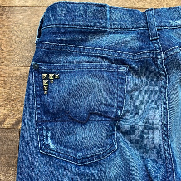 7 for all mankind jeans size 30 Josefina skinny boyfriend - Picture 2 of 11